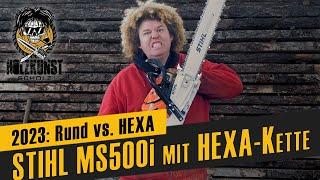 Stihl MS500i mit Hexa-Kette / Holzkunst Scholz / Holzkunst Scholz offiziell