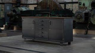 The Engineering Sideboard | Steel Vintage - The Industrial Furniture Company