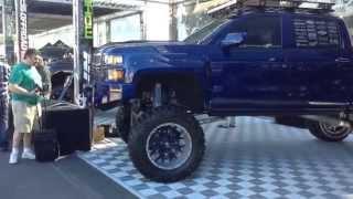 Lifted 2015 silverado at SEMA 14