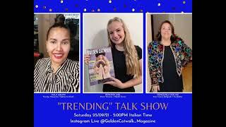 TRENDING Talk Show by @GoldenCatwalk_Magazine in Instagram.