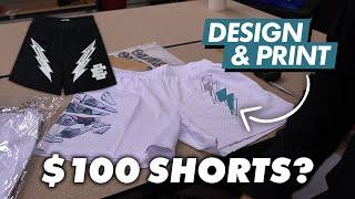 Exactly How I Made This Design and Printed These Shorts - Step By Step