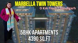 Marbella Twin Towers New Chandigarh | Luxurious 5BHK Apartments | 4390sq.ft Flats For Sale