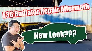 Quick Update | Radiator Swap on my E36 | Short BMW Shop Tour | New Look!? NANI!?!?!?!?