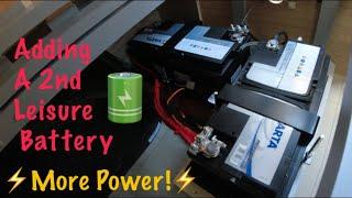 Adding A Second Leisure Battery To Our Elddis CV20 Campervan  - AGM Not Lithium - A Beginners Guide.