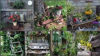 ️Top101+ Shabby Chic and Vintage Rustic style Farmhouse Cottage Garden and Outdoor Heaven Decor️