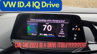 VW ID.4 IQ Drive Features and Demo includes Travel Assist