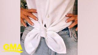 5 fashion hacks for your shirt l GMA