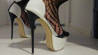 attractive combination of stiletto high heels with stockings | #viralvideo #youtube #heels