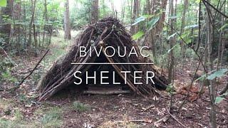 Bivouac bushcraft shelter