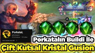 Gus Adam @PorkataL0 Özel Buildi Çift Kutsal Kristal Tek Atan Gusion İnanılmaz Bir Hasar MLBB