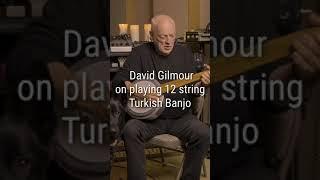 David Gilmour on playing a 12 string Turkish Banjo in the new album: Good Boy. Sit There. Wait.