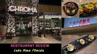 Dad's Favorite Restaurant in Lake Nona -  Chroma Modern Bar and Kitchen