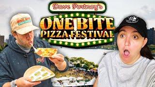 Eating 20 of Dave Portnoy’s Favorite Pizzas! One Bite Pizza Festival 2024- Barstool Sports