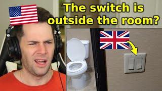 American Reacts to Weird British Things (that are normal in Britain)