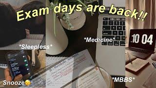 Exam days are back Medicine exam vlog! #medical #mbbs #study