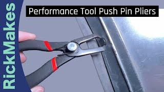 Performance Tool Push Pin Pliers