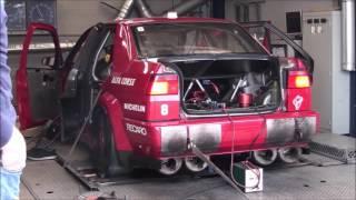 Alfa Romeo 155 V6 TI DTM dyno test @ Beek Racing May 2016