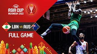 Lebanon  - Australia  | Final |  Basketball Full Game - #FIBAASIACUP 2022