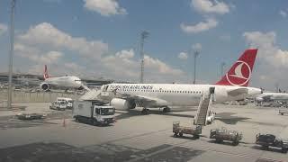 Turkish Airlines A319 - Istanbul To Alexandria / Borg El Arab - Stunning Views Of Istanbul