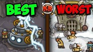 Kingdom Rush Towers Ranked From BEST To WORST