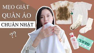 TẠI SAO QUẦN ÁO NGƯỜI NHẬT LUÔN SẠCH| MẸO GIẶT ĐỒ CHUẨN NHẬT| BOONTRANG VLOG