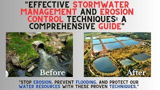 "Stormwater Management and Erosion Control."