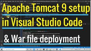 Apache Tomcat 9.0 Setup and Web Project Deployment in Visual Studio code