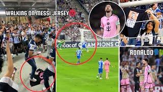 Messi reaction to Goalkeeper Mistake And Ronaldo Chants