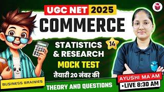 UGC NET/SET Commerce Unit 5 Statistics and Research | UGC NET Commerce 2025 Important Questions