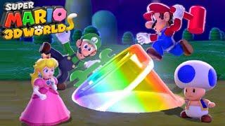 The Super Mario 3D World Movie - Full Game 100% Walkthrough