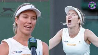 "I just say, F... it" | Danielle Collins' MUST-WATCH Third round On-court Interview | Wimbledon 2024