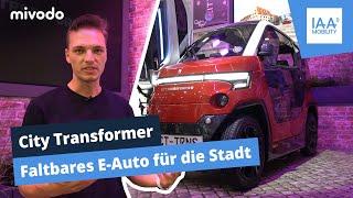 City Transformer #IAA2021 - Das kann das faltbare Elektroauto | Mivodo