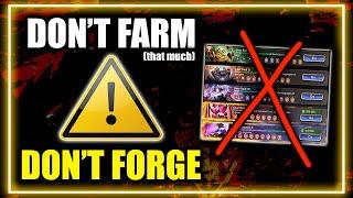 BIG CHANGES for ANCIENT GEAR & FORGE, So PLEASE WAIT & DON'T FARM, DON'T FORGE, DON'T IDENTIFY #WoR