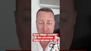 Marco Altinger schockiert über gebrochene Wahlversprechen der CDU!