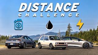 Hybrid vs Diesel vs EV - Ice Cream Run Distance Challenge | Everyday Driver