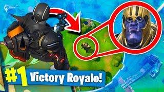 TROLLING THANOS In Fortnite Battle Royale! (Infinity Gauntlet)