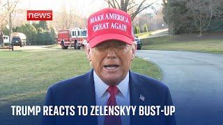 Trump: Zelenskyy needs to say he wants peace