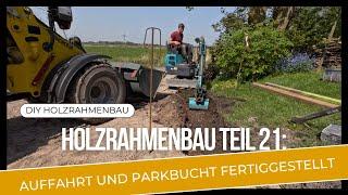 Auffahrt und Parkbucht fertiggestellt