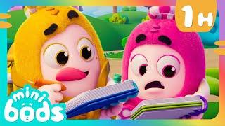 Pelajaran Melukis Bunga | Minibods | Cute Cartoons for Kids @Oddbods Malay