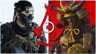 Ghost of Tsushima vs Assassins Creed Shadows - Gameplay Comparison | PS5 Pro