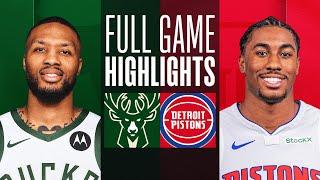 Game Recap: Pistons 120, Bucks 87