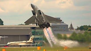 Watch Spectacular F-15 QA  Performance Takeoff! Stunning Display