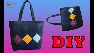 DIY TOTE BAG SEWING TUTORIAL