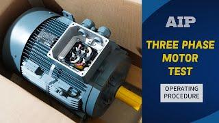 How To Test 3 Phase Motor With AIP’S Motor Tester