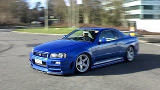 Clean Nissan Skyline R34 GTR - Sounds in the sun