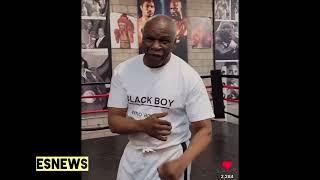 Floyd Mayweather sr training a boxing star from Israel David Alaverdian