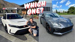 WHICH CAR DO YOU BUY? 2024 Toyota GR86 Performance Pack or Honda Civic Type R