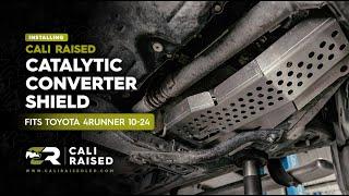 How to Install Catalytic Converter Shield For 2010-2024 Toyota 4Runner | Cali Raised