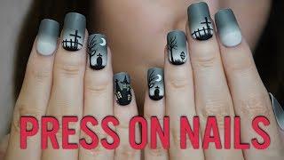 PRESS ON NAILS IM LIVETEST | Nägel aufkleben + entfernen | Gel Look DIY Tutorial | Glamourlovexoxo