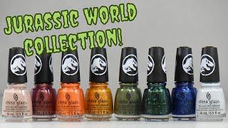 China Glaze JURASSIC WORLD: DOMINION 2022 Summer Collection - Live Swatches and Comparisons